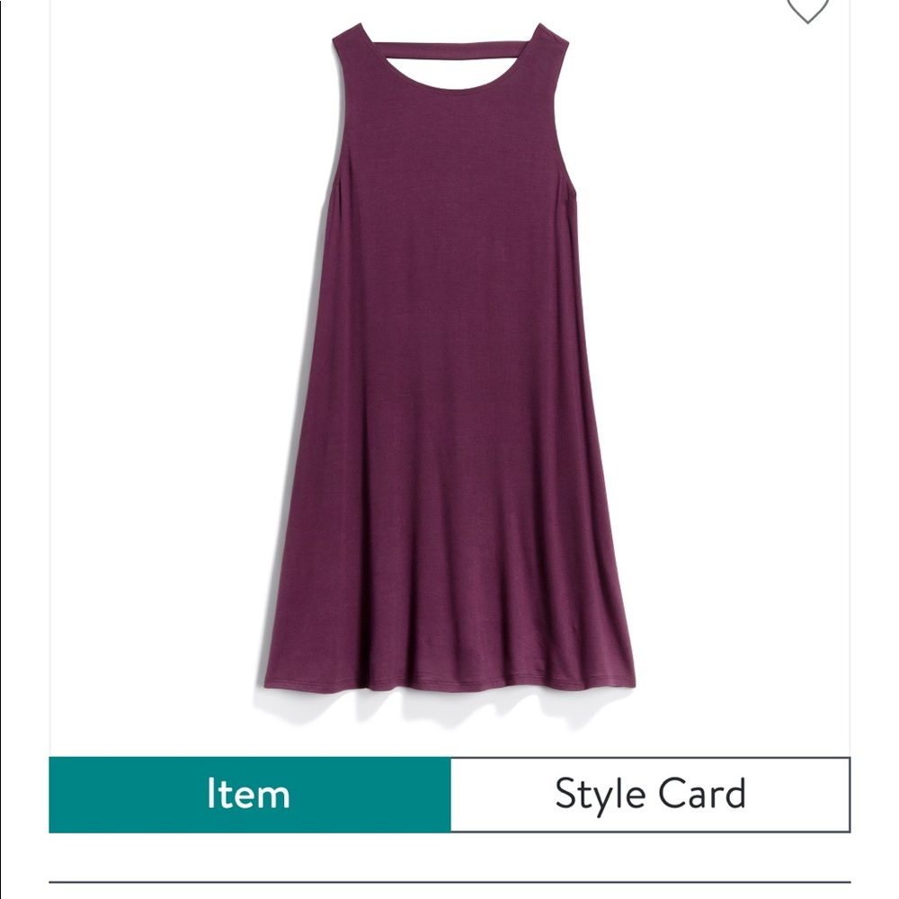 Stitch fix maroon dress.